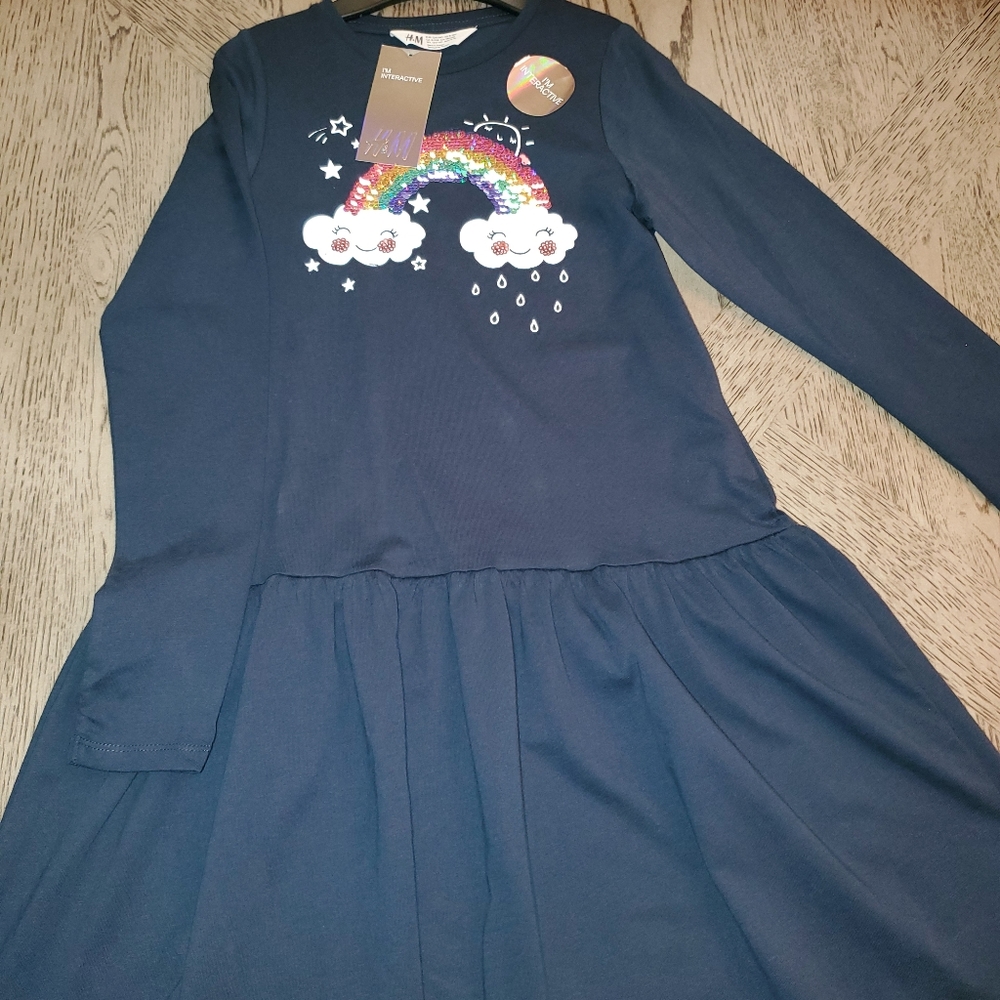 Long sleeve skater dress